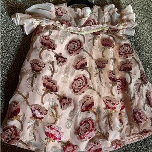 Disney Pink and Black Embroidered Dress